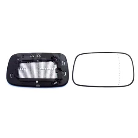 Right Wing Mirror Glass (heated) and Holder for VOLVO V50, 2004 2007