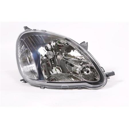 Toyota Yaris 03 05 RH Headlamp Takes H4 Bulb valeo