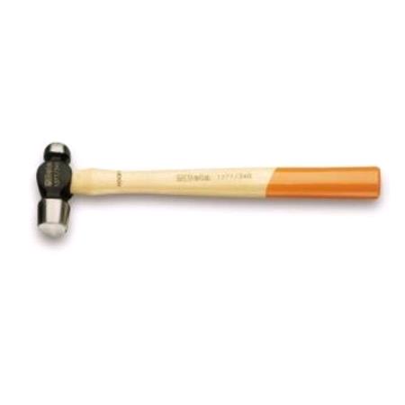 Ball Pein Hammer with Round Head and Wooden Shaft, 50g