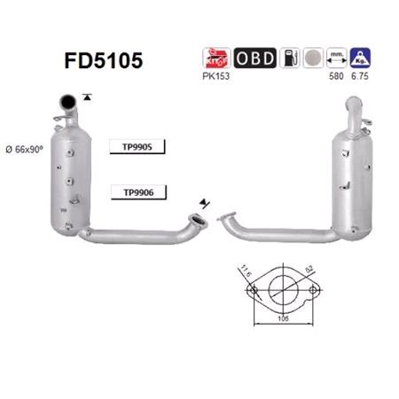 Ford DPF FORD FOCuS 1.6TD TDCI 