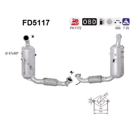 Ford DPF FORD FIESTA 1.6TD TDCi 