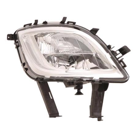 Right Front Fog Lamp / Indicator Combination Lamp (Chrome Bezel, Halogen, Takes H10 / PSY4W Bulbs) for Opel ASTRA Sports Tourer 2010 2012