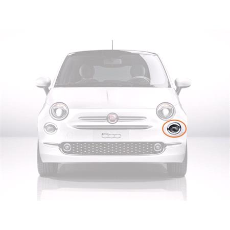 Left Daytime Running Lamp (In Bumper, LED, With High Beam, Takes H7 Bulb) for Fiat 500 2015 on