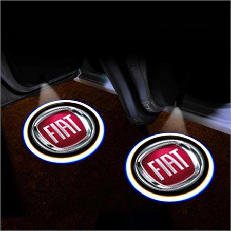 Fiat Car Door LED Puddle Lights Set (x2)   Wireless 