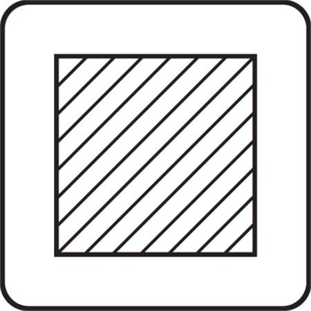 STEEL FILE 200MM #2 SQUARE