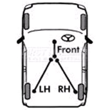 Firstline Rear Left/Right Brake Cable   FKB3807