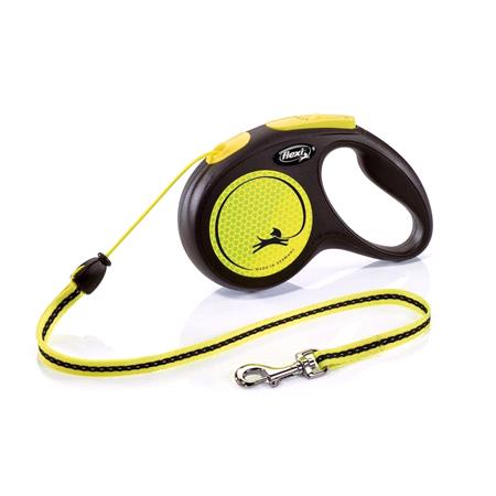 Flexi Neon Strong Corded Dog Lead   5m