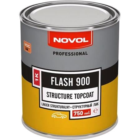 Flash 900   Structure Top Coat, 1K Black, 750ml