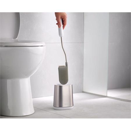 Joseph Joseph Flex Lite Steel Toilet Brush   White 