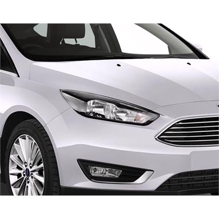 Right Headlamp (Halogen, Black Bezel, Takes H7 / H15 Bulbs, Supplied With Motor, Zetec / Titanium Models) for Ford FOCUS III 2015 on
