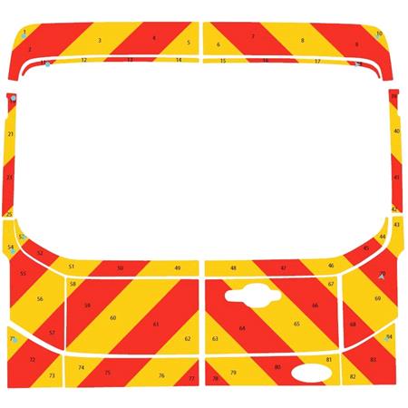 Chevron (no window panels) for Ford Transit H2, 2013   Present, Pre Assembled   Entry Grade