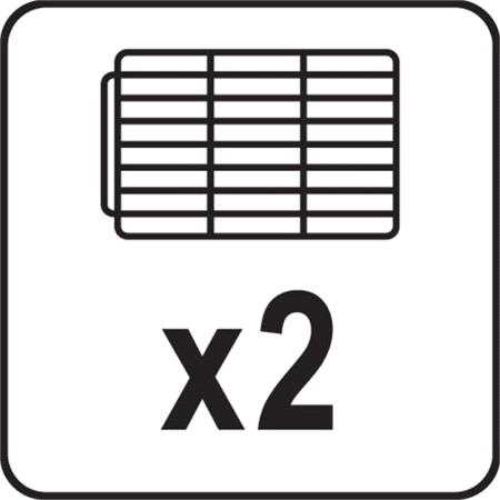 UNDER COUNTER FRIDGE 282L 2 DOOR