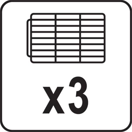UNDER COUNTER FREEZER 417L 3 DOOR