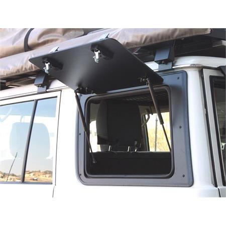 Toyota Land Cruiser 76 Gullwing Window / Left Hand Side Aluminium