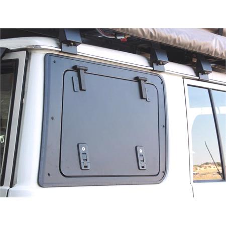 Toyota Land Cruiser 76 Gullwing Window / Right Hand Side Aluminium