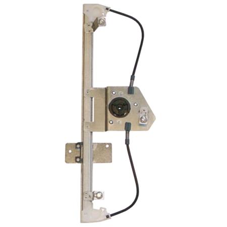 Front Left Electric Window Regulator Mechanism (without motor) for DACIA LOGAN,  2004 2012, 4 Door Models, WITHOUT One Touch/Antipinch, holds a standard 2 pin/wire motor