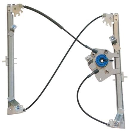Front Left Electric Window Regulator Mechanism (without motor) for FORD FOCUS III Saloon, 2011 , 4 Door Models, One Touch/AntiPinch Version, holds a motor with 6 or more pins