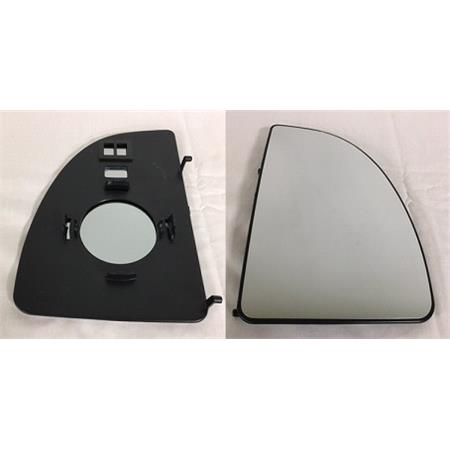 Right Wing Mirror Glass (not heated) and Holder for Citroen RELAY Bus, 1999 2002