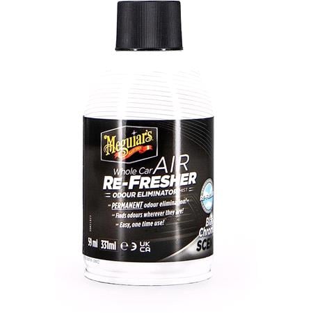 Meguiars Whole Car Air Re Fresher Odour Eliminator Mist   Black Chrome