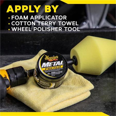 Meguiar's Metal Polish, Safe for All Uncoated Metals   170g