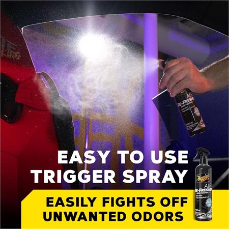 Meguiars Air Re Fresher Odor Fighting Spray   237 ml   Black Chrome Scent