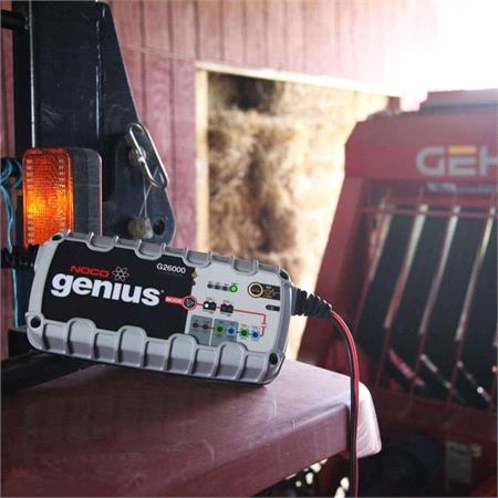 NOCO Genius Smart Workshop Battery Charger   12V and 24V   26A