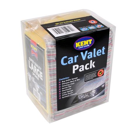 Kent Car Valet Pack   8 Piece Set