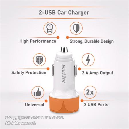 GadJet Dual USB Car Charger