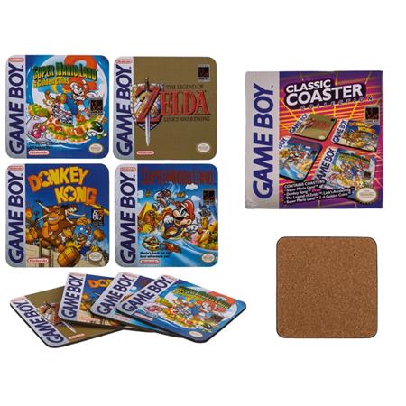 Gameboy Cork Coasters   Set of 4