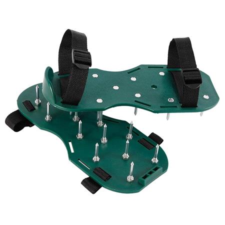 Lawn Aerator Shoes with Plastic Buckle Strap   45mm Spikes