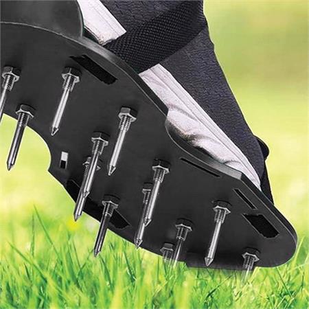 Lawn Aerator Shoes with Metal Buckle Strap   55mm Spikes