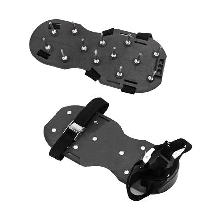 Lawn Aerator Shoes with Metal Buckle Strap   55mm Spikes