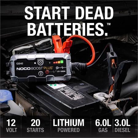 NOCO GB40 Genius Boost Plus   1000A UltraSafe Jump Starter