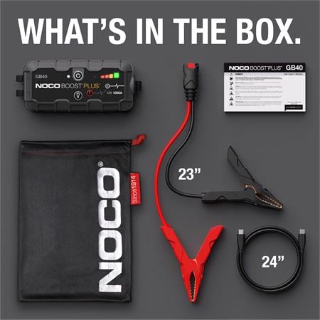 NOCO GB40 Genius Boost Plus   1000A UltraSafe Jump Starter