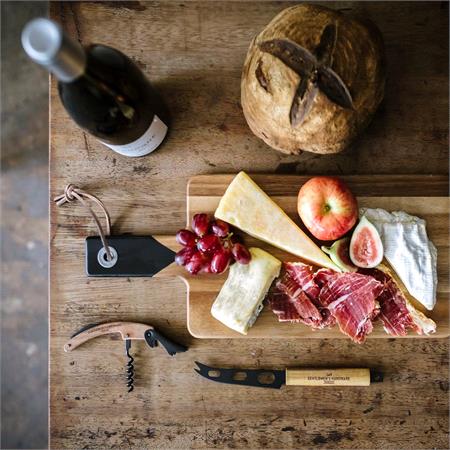 Gentlemen's Hardware Cheese & Wine Set with Knife & Bottle Opener