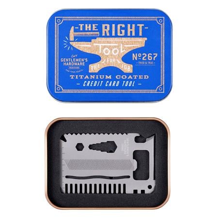 Gentlemen's Hardware Titanium Credit Card Tool