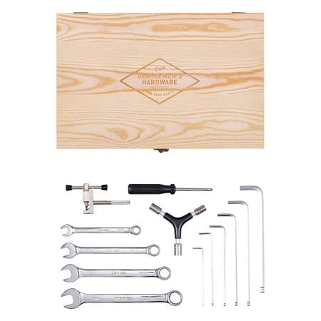 Gentlemen's Hardware Bicycle Tool Kit in Premium Wooden Box