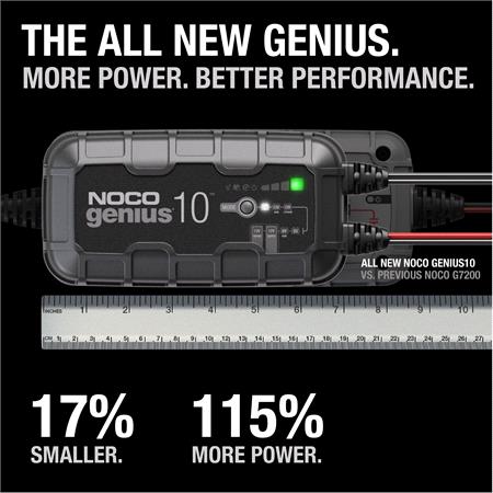 NOCO GENIUS10 10A Smart Battery Charger   6V/12V