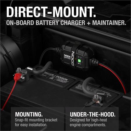 NOCO GENIUS2D 2A Direct Mount Battery Charger