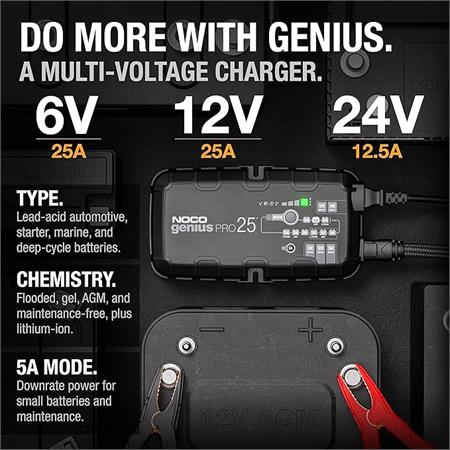 NOCO Genius Pro 25A Battery Charger 