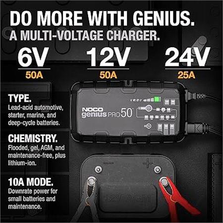 NOCO Genius Pro 50A Battery Charger 