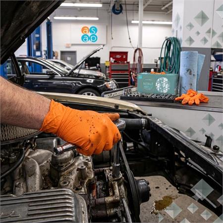GRIP Gloves X TRA Thick Orange T Grip Nitrile Disposable Gloves (50)   XXL