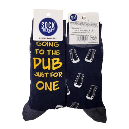 Going To The Pub   Pair Of Socks (Size: 8   11)