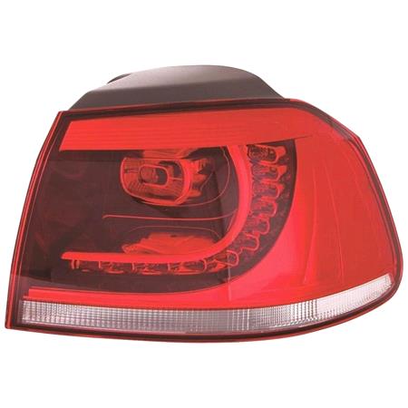 Right Rear Lamp (Outer, On Quarter Panel, LED Type) for Volkswagen GOLF VI 2009 2011