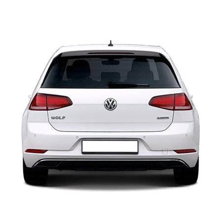 VW Golf 7 '17 '20 LH Rear Lamp, Inner, On Boot Lid, LED, Dark Red, With Wiping Effect Indicator, Ori