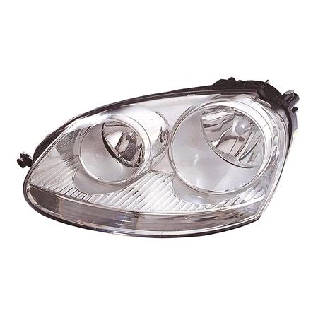 Left Headlamp (Chrome Bezel) for Volkswagen JETTA III 2004 2009