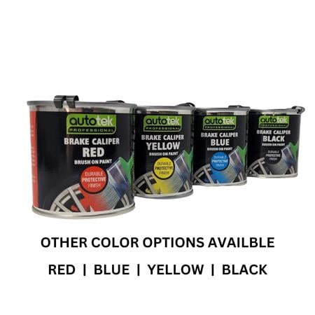 Autotek Brake Caliper Paint Kit Yellow   Cleaner, Paint & Brushes