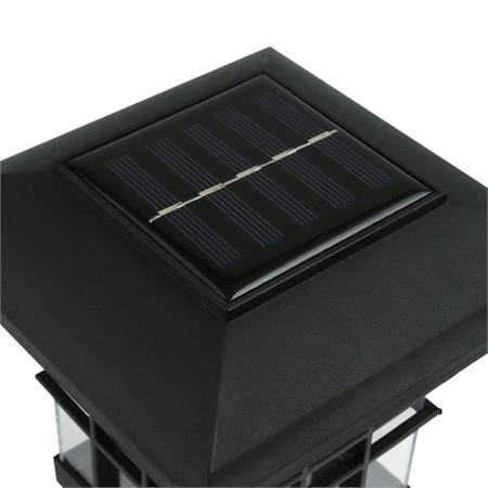 Triple Mount Solar Flicker LED Lantern