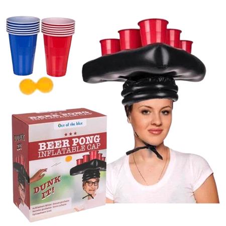 Beer Pong Hat Game   Inflatable Beer Pong Hats