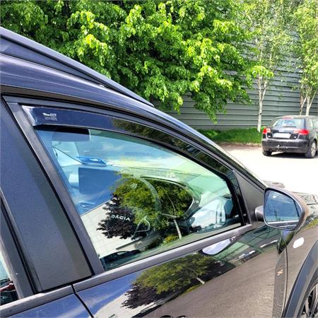 Front and Rear Heko Wind Deflectors For Seat Exeo 2009 2013